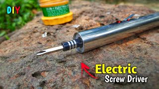 DIY Electric Screw Driver ।। how to make rechargeable screwdriver at home using N20 gear motor