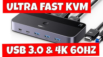 BESTE waarde SNELLE USB 3.0 5 Gbps Type C KVM-switch UGREEN CM664