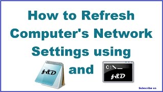 How to Refresh a Computer's Network settings using Notepad and Cmd screenshot 3