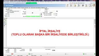 Akınsoft Wolvox 8 Erp - İrsaliye Birleştirme Script