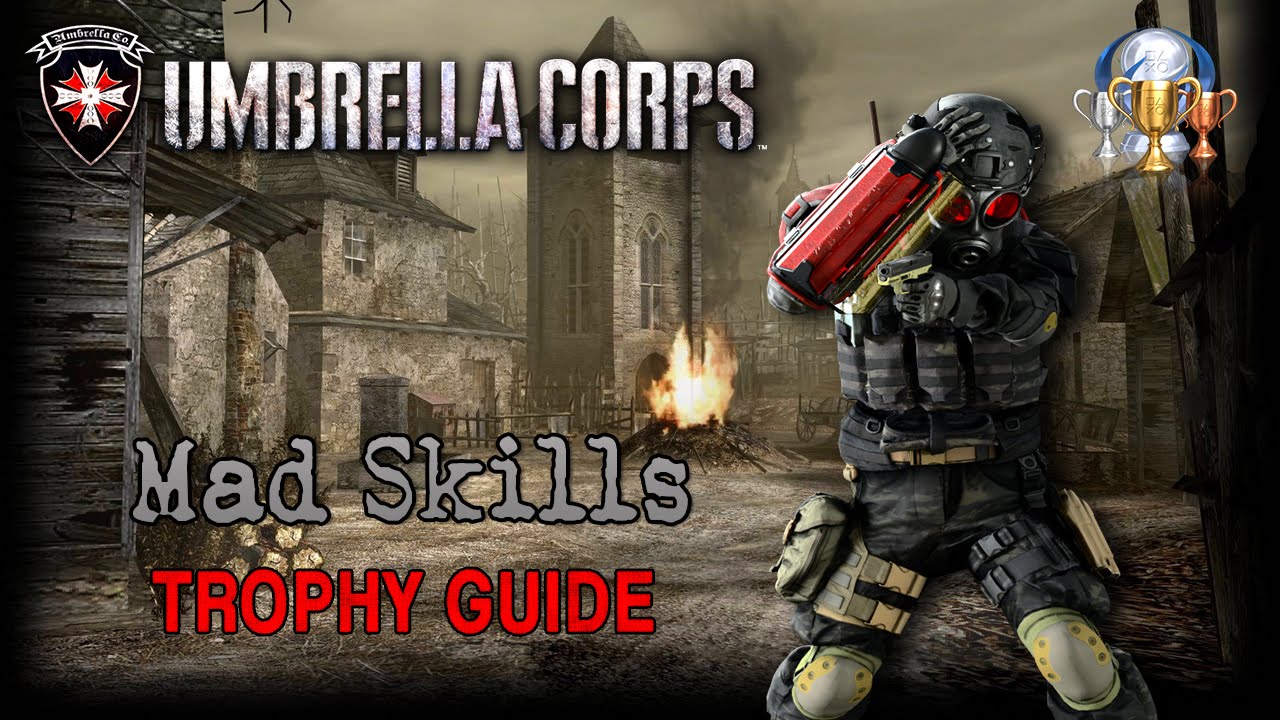 Umbrella Corps - Mad Skills Trophy Guide (Achieve a counter)