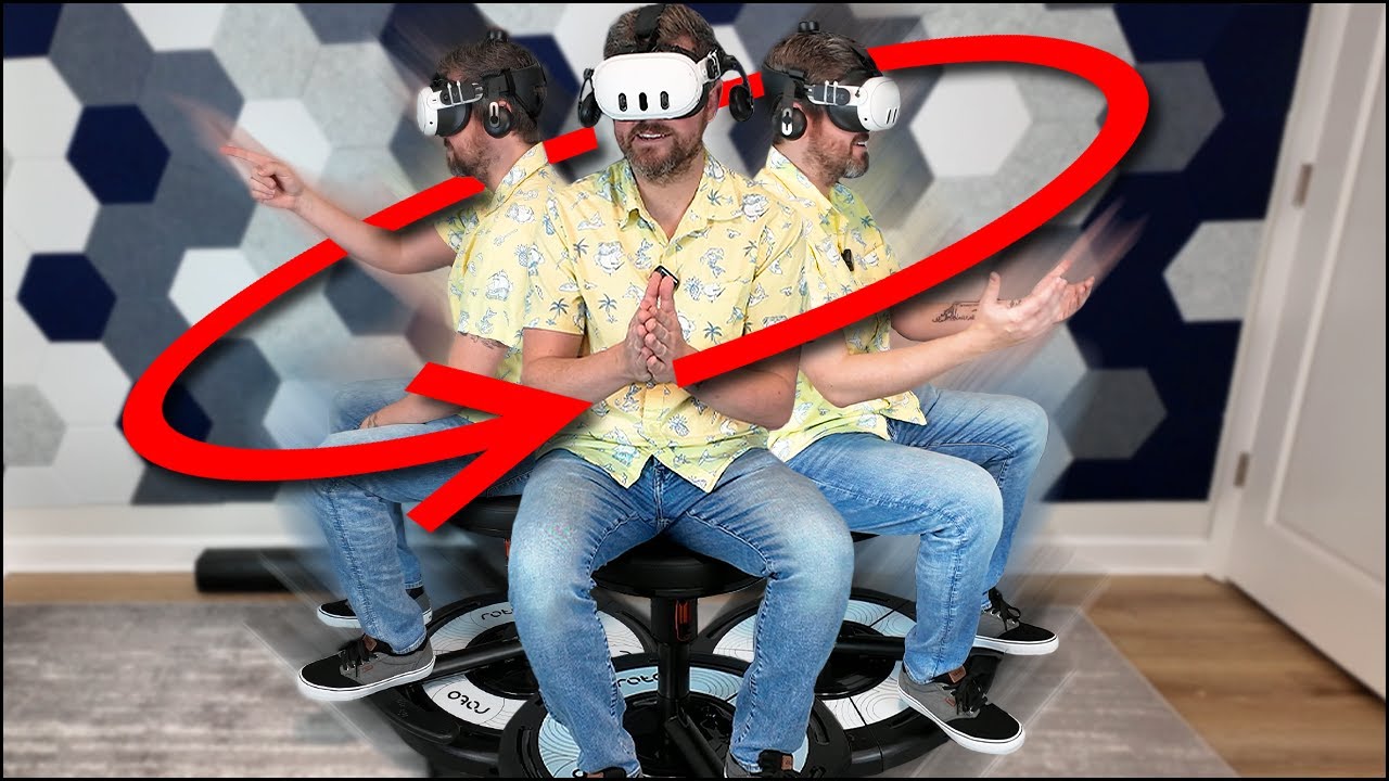 I Tested A Chair That Spins When I Turn My Head In VR... And It's Kind Of Awesome