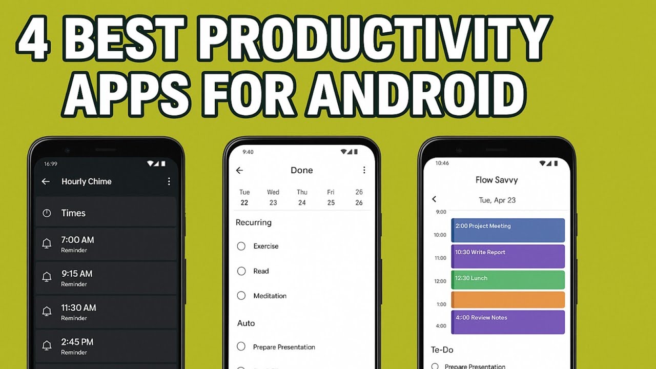 4 Powerful Android Productivity Apps You Should Try in 2025 - YouTube