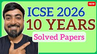 ICSE 2026 Computer Applications – Website Tour | 10 Years Solved Papers + Model Answer Keys