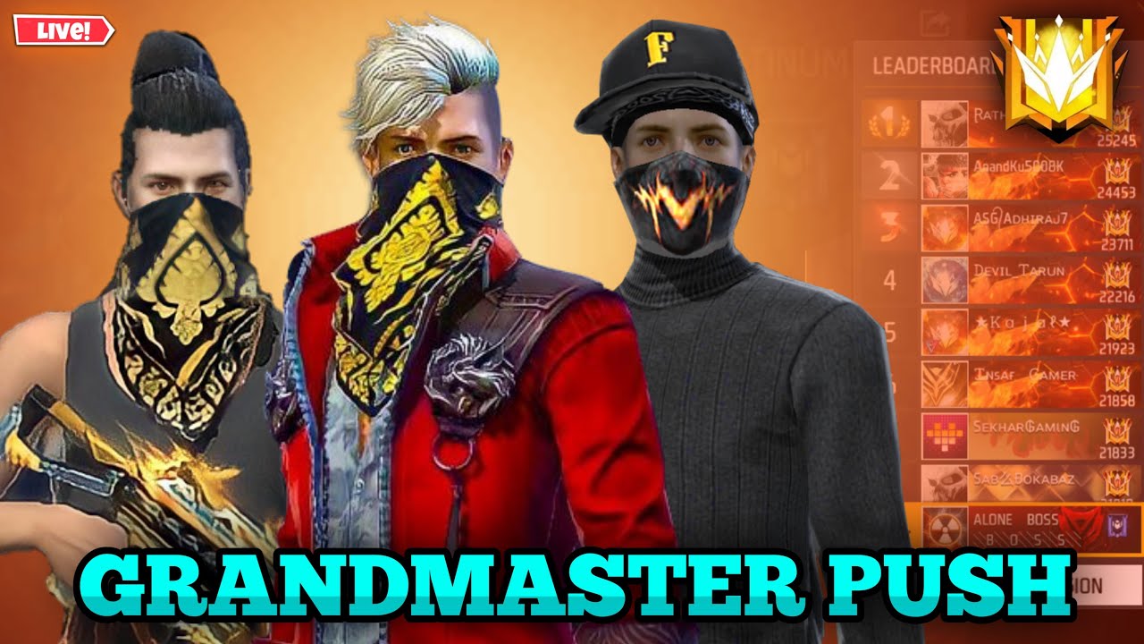 NEW SEASON 🤕 RANK PUSH TO TOP 1 GRANDMASTER 🤒👽#classyff #gyangaming # ...