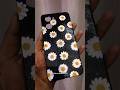 Blooming on black 🖤🌼Because handmade hits different ✨#HandPaintedCover#PhoneCoverArt#DIYPhoneCover