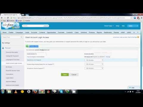 How to Grant Login Access in Salesforce