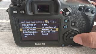 canon 6d LCD not working black screen