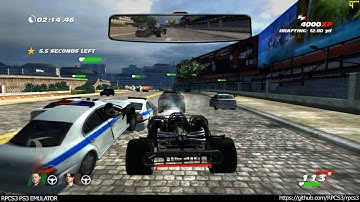 RPCS3 PS3 Emulator - Fast & Furious Showdown Ingame! VULKAN (LLE-GCM WIP) LLVM