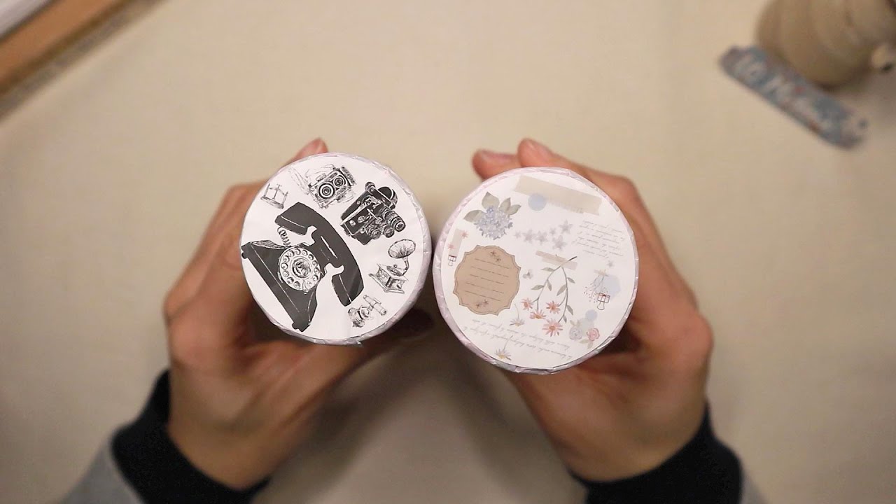 SUB} 💕 ASMR The Washi Tape Shop Haul｜Valentine's Day Scrapbooking｜Relaxing Sounds｜No talking｜다꾸