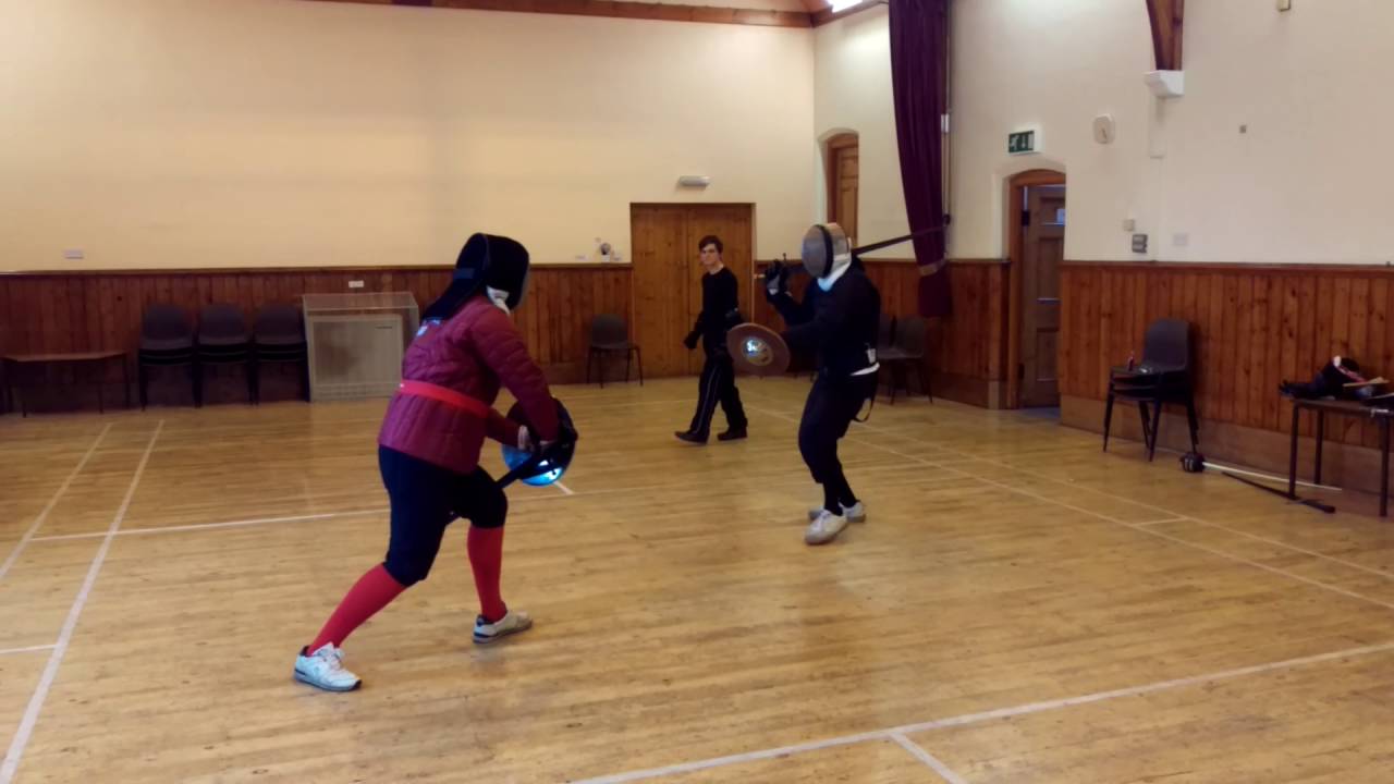 Sword & Buckler Fencing (Matt vs. Rich)