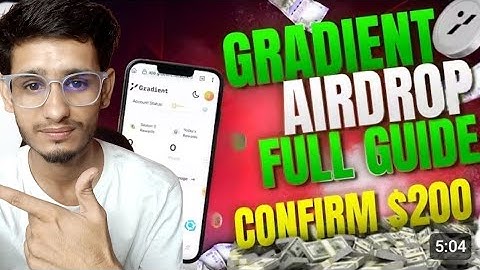 Gradient Network Airdrop — Farm EXP & Unlock Rewards! 🪂