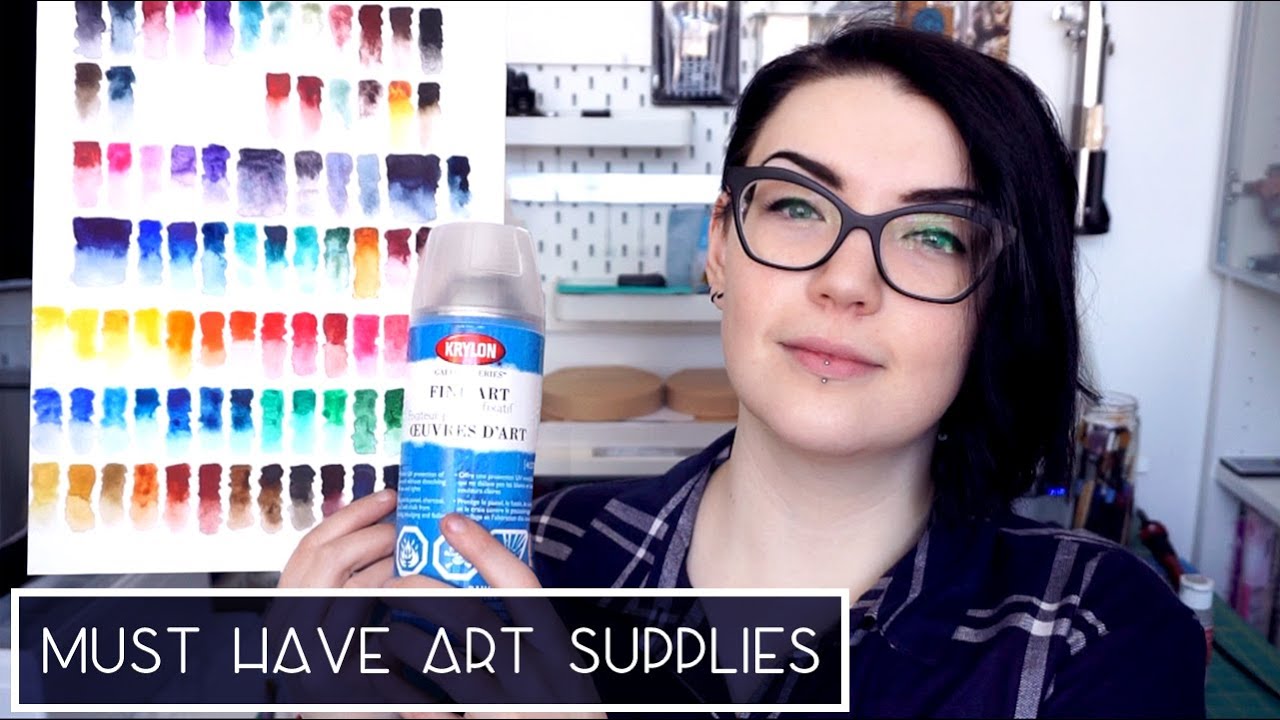 10 Art Supplies You NEED in Your Studio/Collection YouTube