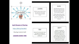 Leaders Action Planning Part 3 of 3.  Share time!  FUN Inspiration!