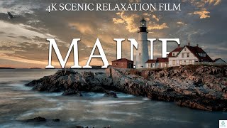 Maine 4K - Scenic Relaxation Film with Calming Music