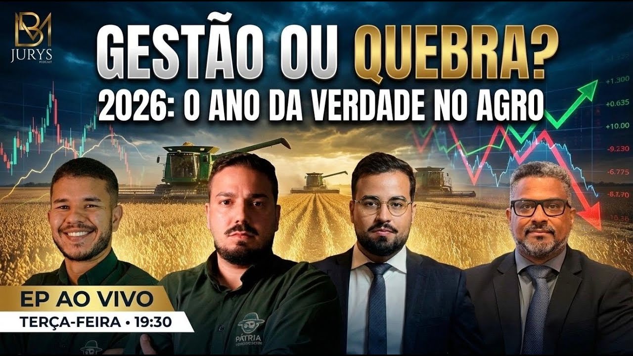 Gestão ou quebra: Por que 2026 será o ano de se separar os homens dos meninos no Agronegócio.