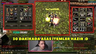 Se7En - Zero Yayında 152 Bin Tllik Warriorunu Bozup Asas Char Dizip Pk Atıyor Knight Online