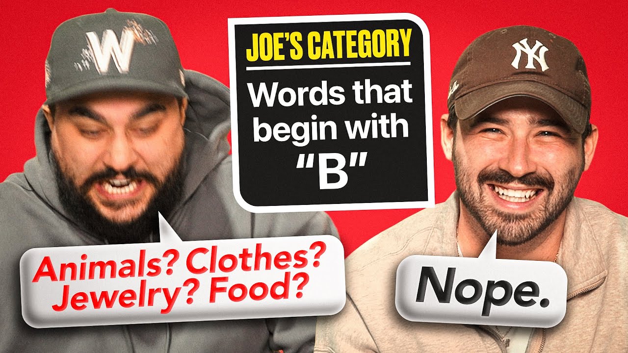 We Try To Fill Each Other's Categories!