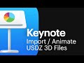 Keynote 3D Model Animation Quiz