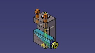 PARTS DESIGN TUTORIAL OF TOOL POST ASSEMBLY IN CATIA V5.