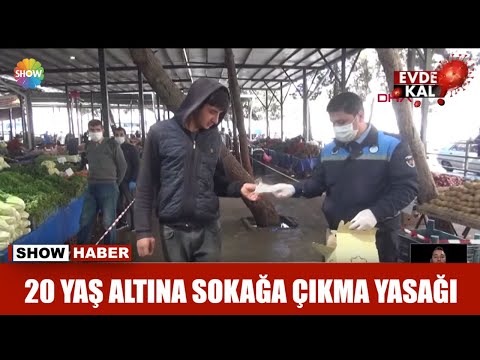 20 yaş altına sokağa çıkma yasağı