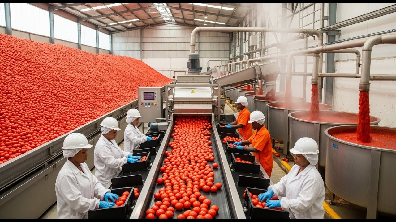 Inside the World’s Largest Tomato Ketchup Factory