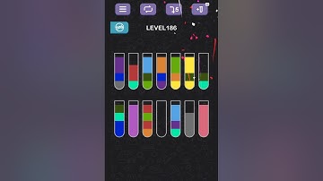 Water Sort Puzzle level 186#games #gameplay #subscribe