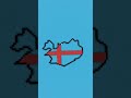Small Scale Iceland #minecraft #iceland #maps #flags #timelapse #geography #europe #shorts