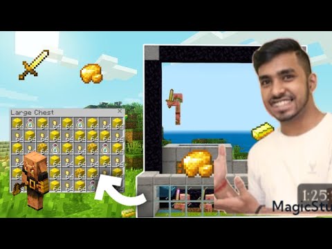 THE ULTIMATE GOLD FARM* - Minecraft Automatic Gold Farm Tutorial ...