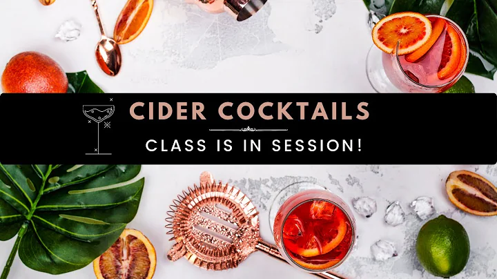 Cider Cocktail Class with Darlene Hayes