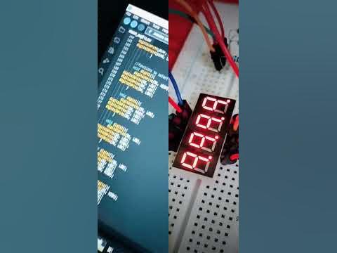 8 Segment led display With Arduino UNO #shorts #arduino #arduinoproject ...