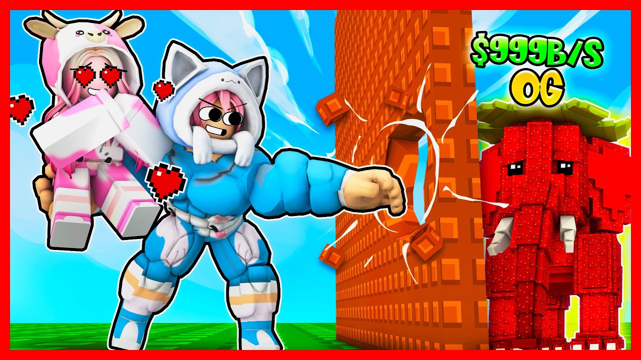 ATUN MENJADI KUAT DAN MENGHANCURKAN TEMBOK PENGHALANG DEMI MOMON !! Feat @sapipurba Roblox
