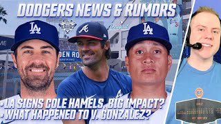 Dodgers Sign Cole Hamels, How He'll Impact LA & What Happened to Victor Gonzalez This Season?