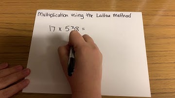 Multiplication using Lattice Method
