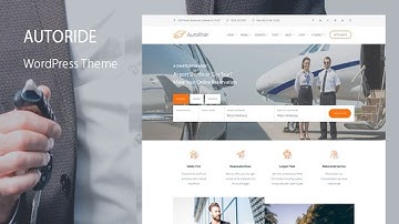 AutoRide - Chauffeur Limousine Booking WordPress Theme Free Download
