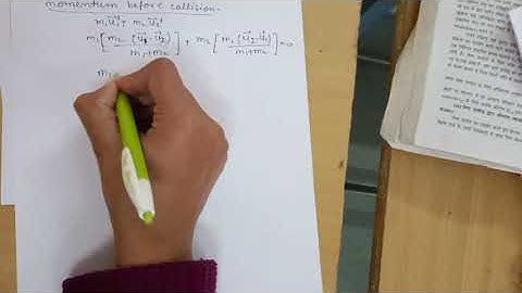 1D elastic collision in CM-frame,  1D inelastic collision in L-frame