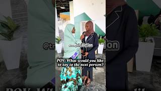 What would you like to say to the first person at the Poetry Performance competition by ANAKWARA
