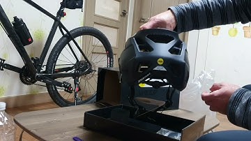 Unboxing Fox helmet speedframe matte black-Mips