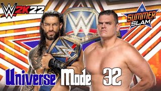 SummerSlam [Teil 2/2]! Universe Mode #32 - WWE 2K22 [Deutsch] PS5