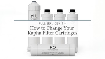 How to Replace Your Kapha Water Filter Cartridges + RO Membrane | Full Service Kit