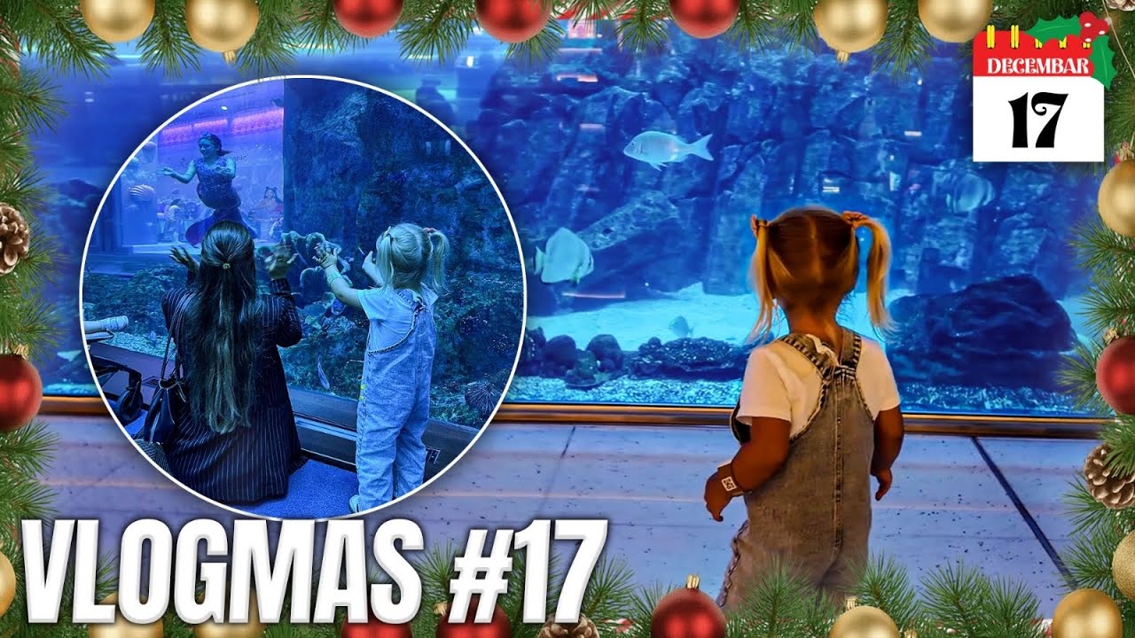 VLOGMAS 17-Dubai Aquarium i božićna čarolija u Creek Harbour-u🎄