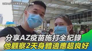 分享AZ疫苗施打全紀錄　他觀察2天身體適應超良好｜三立新聞網 SETN.com