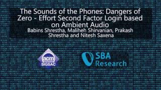 The Sounds of the Phones: Dangers of Zero-Effort Second Factor Login based on Ambient Audio screenshot 5