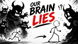 How Overthinking Creates Monsters 👹#psychology #stickman #stickmananimation..