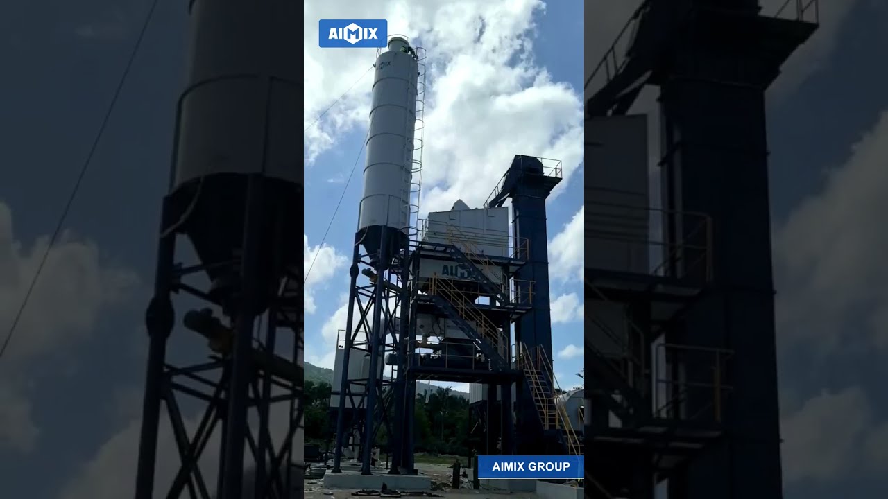 🎥 120tph Stationary Asphalt Batching Plant for Public Highway Road Consruction in Jamaica