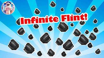 Build This Simple Farm for UNLIMITED Flint! (Minecraft Survival)