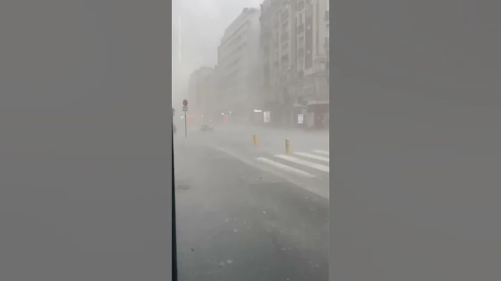 Paris streets flood after torrential rainfall | US...