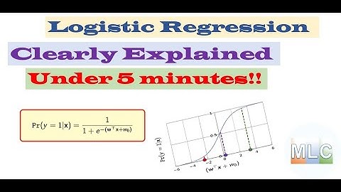 Logistic regression in 5 minutes | Simple introduction to logistic regression