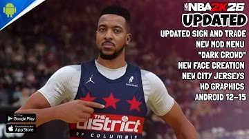 UPDATED NBA2K20-2K26 | UPDATED SIGN AND TRADE | DARK CROWD | NEW FACE CREATION |