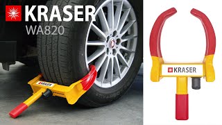 KRASER WA820 - Wielklem Parkeerklem UNIVERSAL - Auto, Caravan Aanhanger (No.1 Duitsland AutoBild)